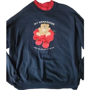 VINTAGE GRANDMA CREWNECK SWEATER SIZE XL